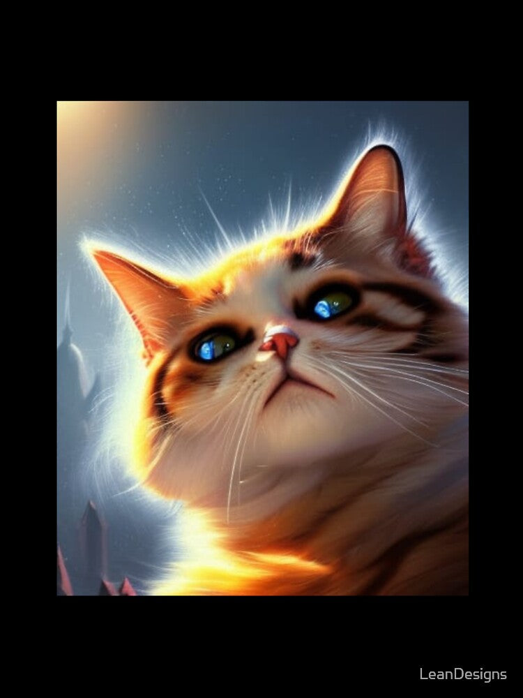 Very Sad Cat.  Crying Animals by LeanDesigns