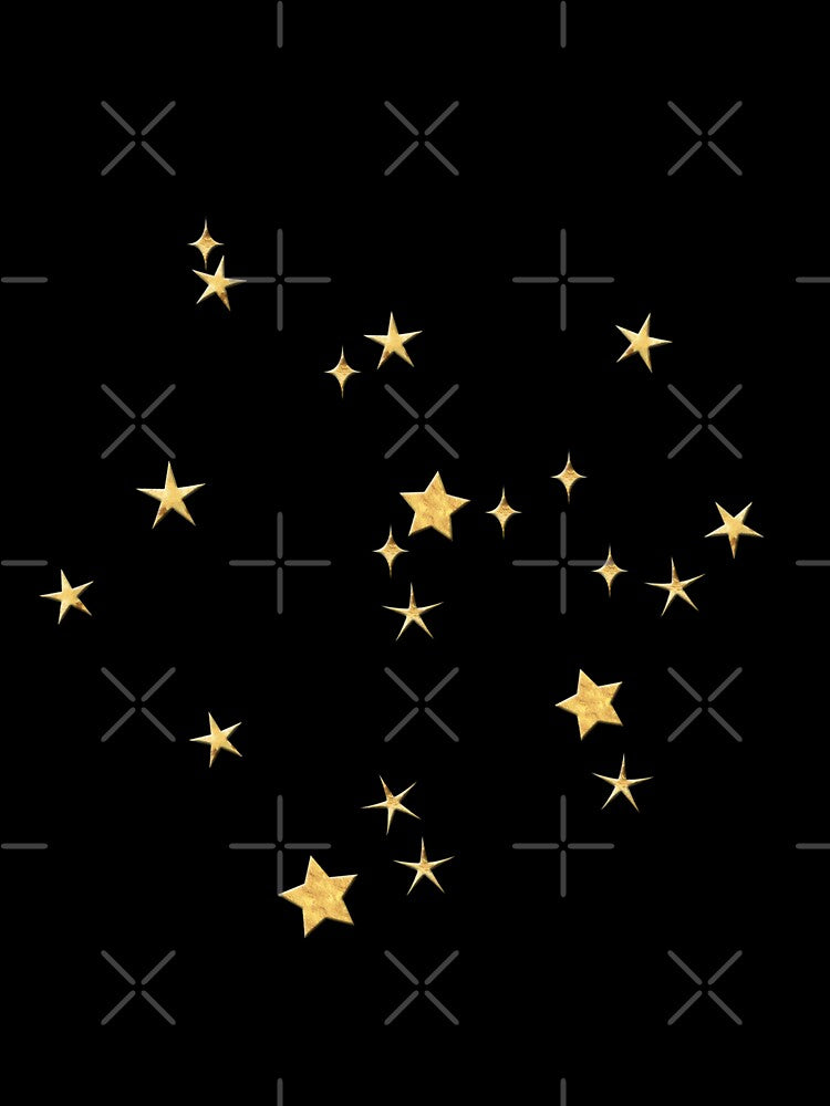 Sagittarius Golden Stars Constellation by Lelibeth