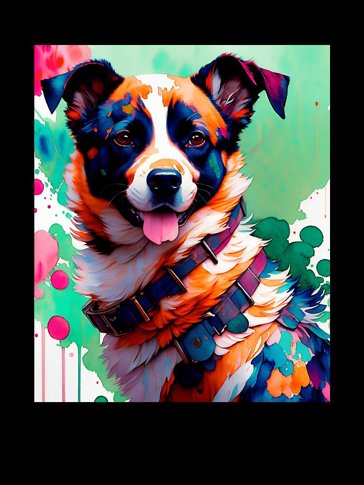 Beautiful Personalized Artistic Frame: The Art of Doggy Love. by alandenisson