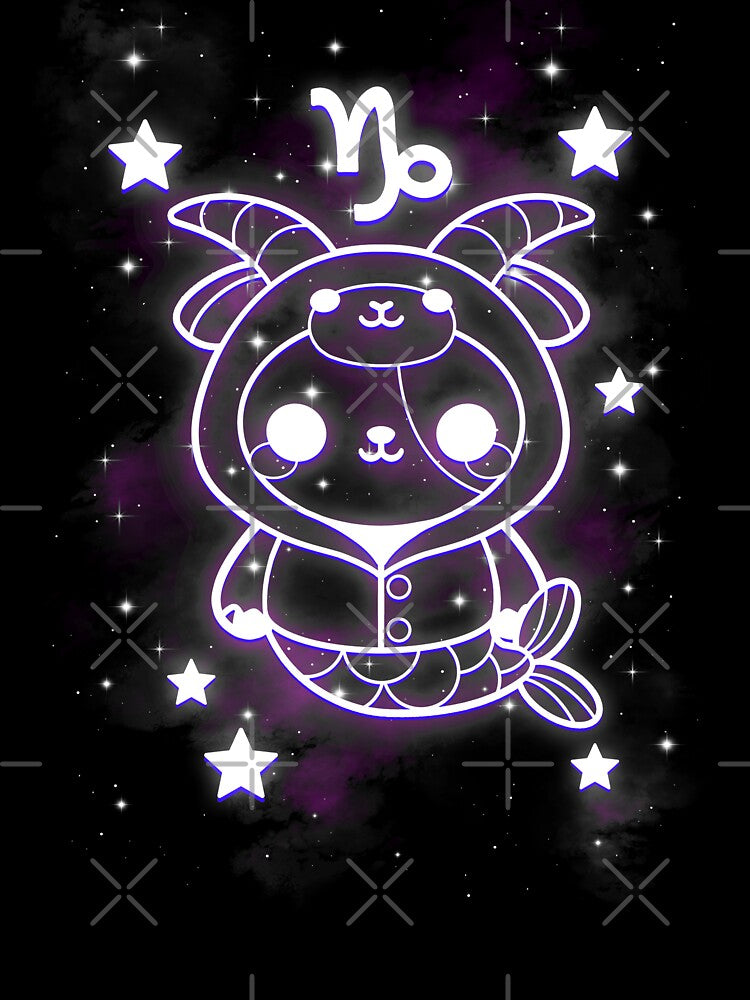 Capricorn kawaii zodiac sign by NemiMakeit