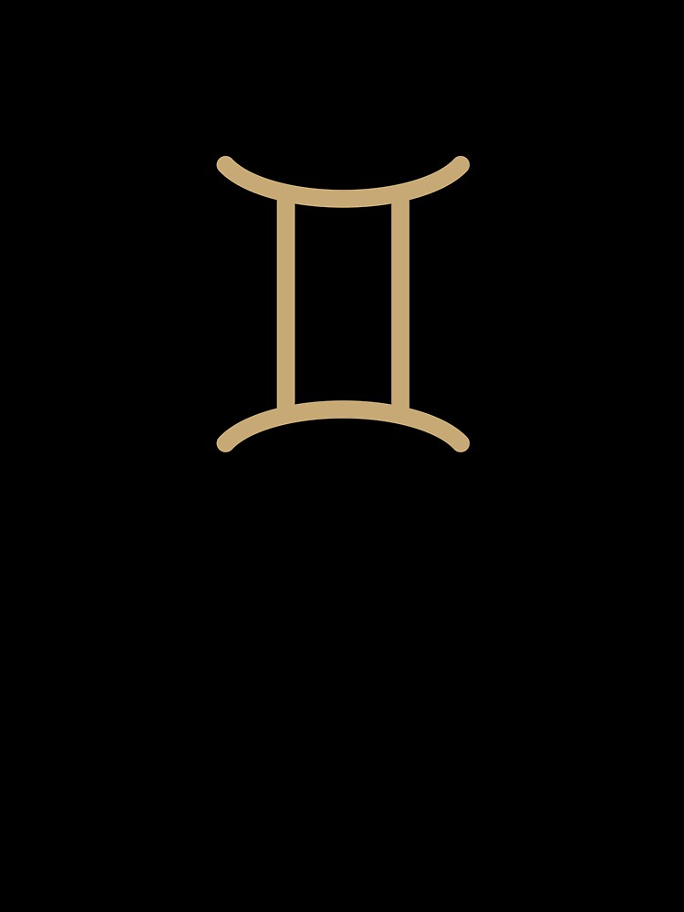 Gemini Zodiac Symbol by Merchgard
