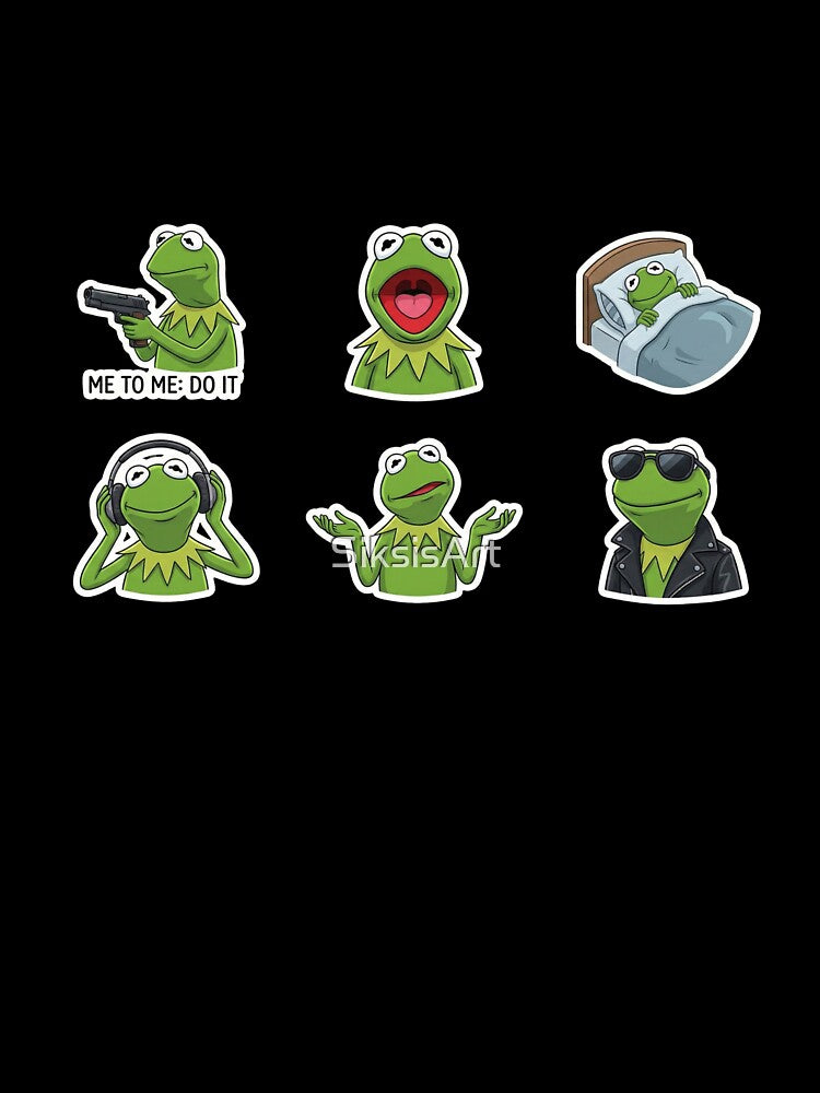 Kermit Meme Pack by SiksisArt