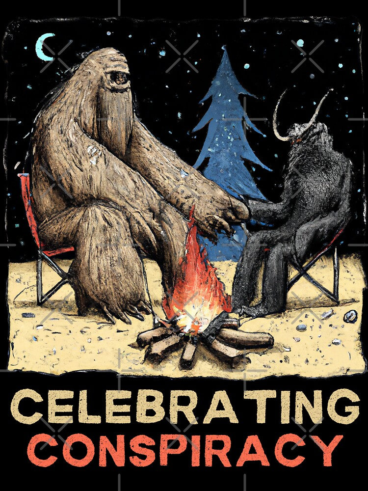 Celebrating Conspiracy Bigfoot and Mothman by soulfulprintss8