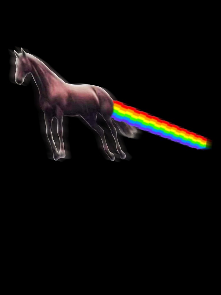 Flying Horse with the rainbow by Cult of Graphix