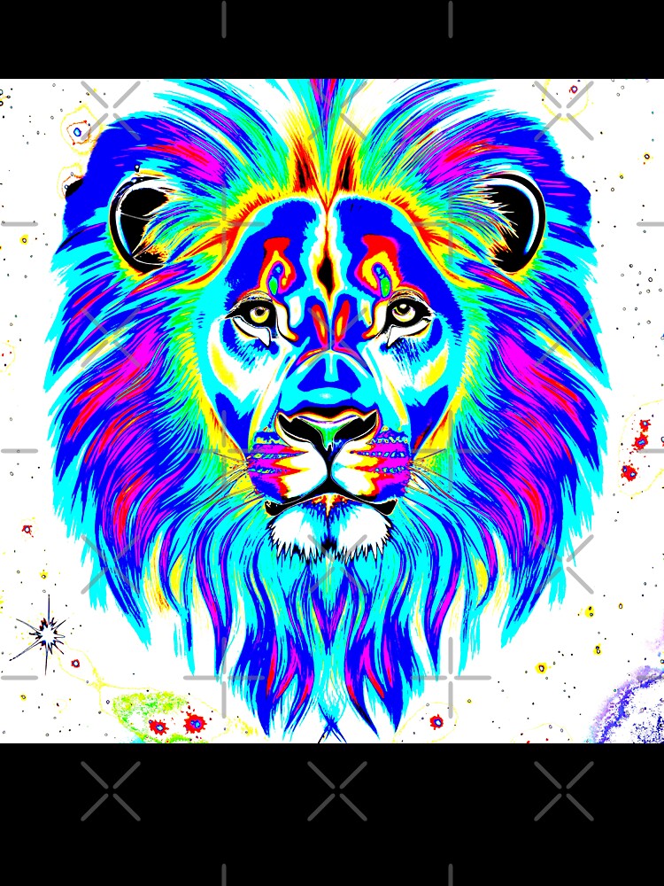 The Lion Blue Rainbow by blakcirclegirl