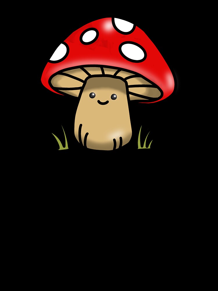You Make Me Mushy - Cute Mushroom Love Quote Sticker by tiTheGoldenPath