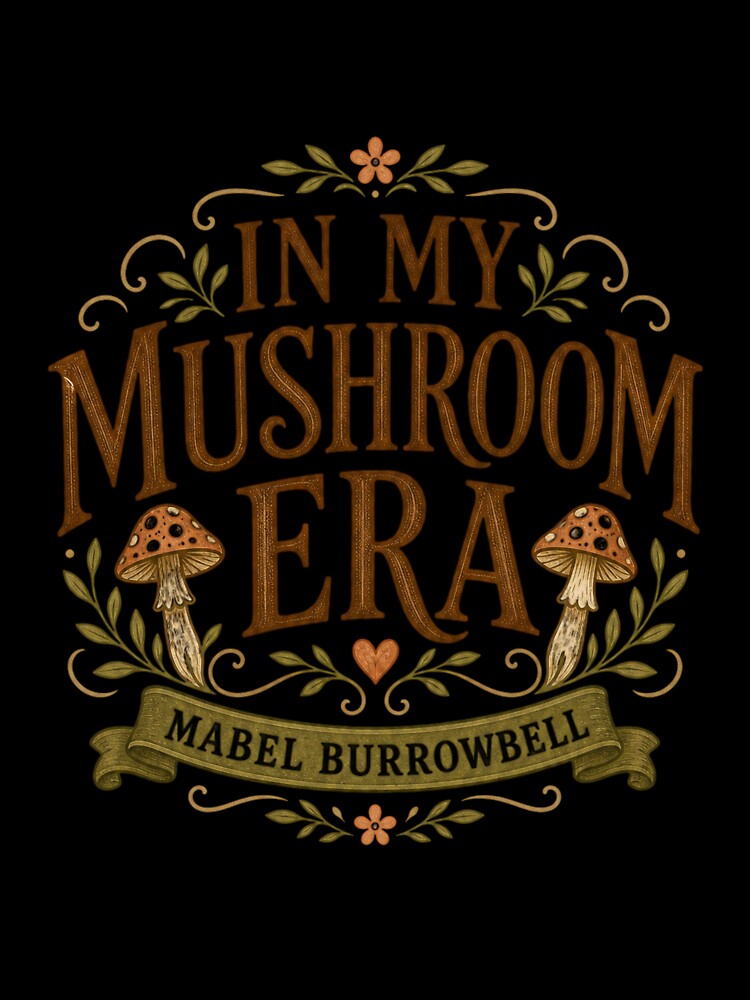 In My Mushroom Era Mole Text by WinkleHollow