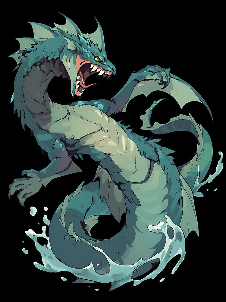 Legendary Creatures: Leviathan Sea Serpent by bapupa