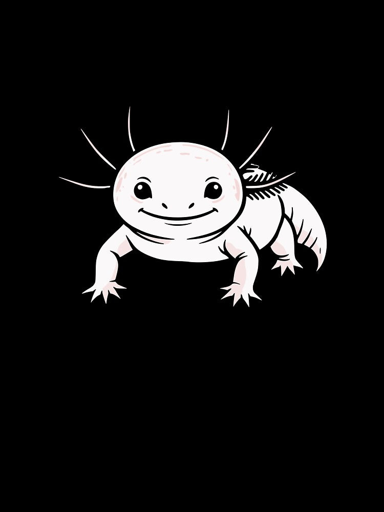 Axolotl "Live Fast Regrow Later" Funny T-Shirt by Makaylacooper23