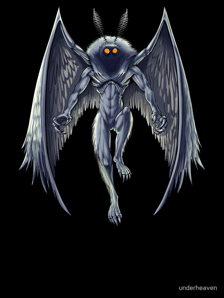 Cryptid Creature Mothman by underheaven