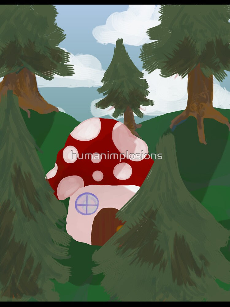 mushroom house by humanimplosions