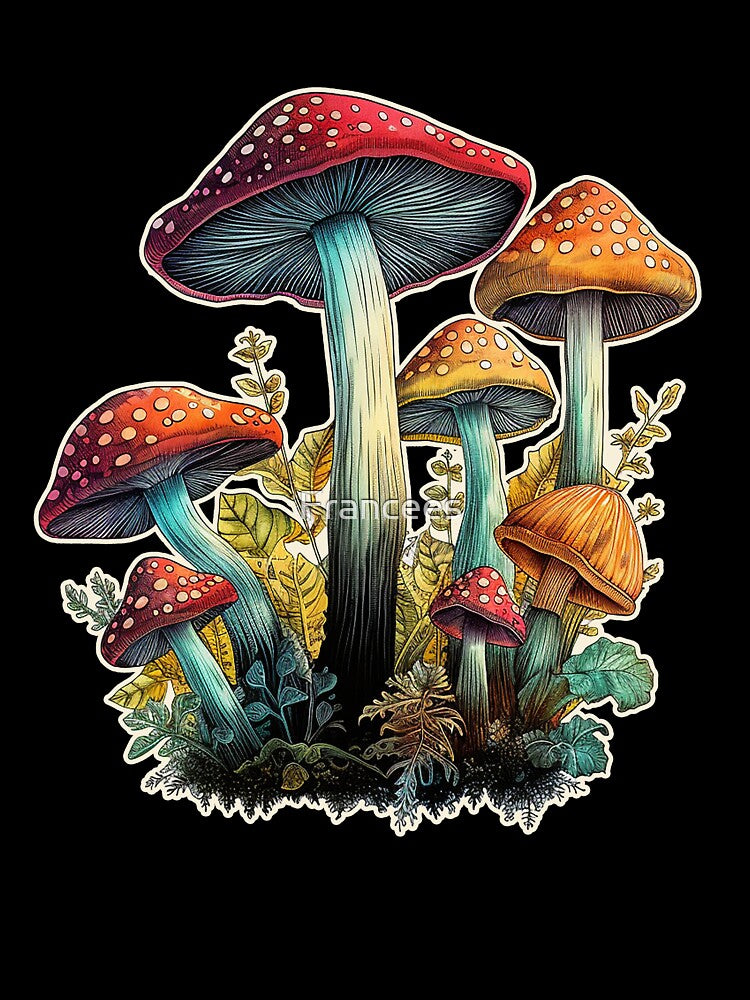 Mushrooms by Fran Fryberg