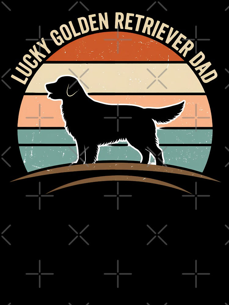 Vintage Lucky Golden Retriever Dad by chattsuede