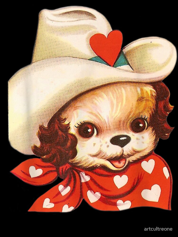 Dog Valentine Cowboy by artcultreone