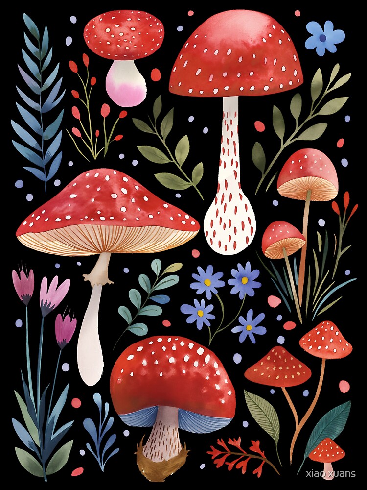 Mushroom forest by xiao xuans