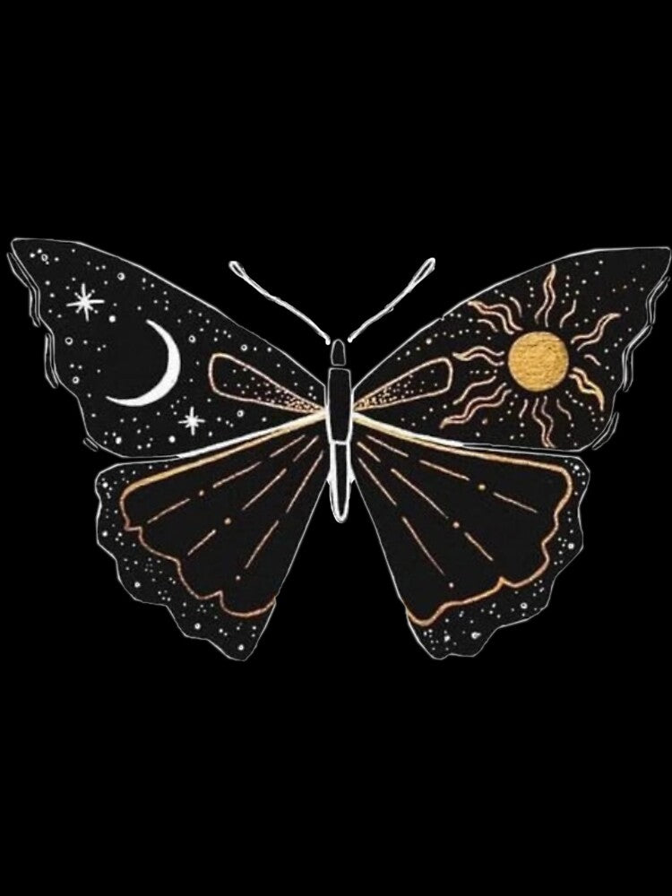 Sun and moon butterfly by AlexJaneLively
