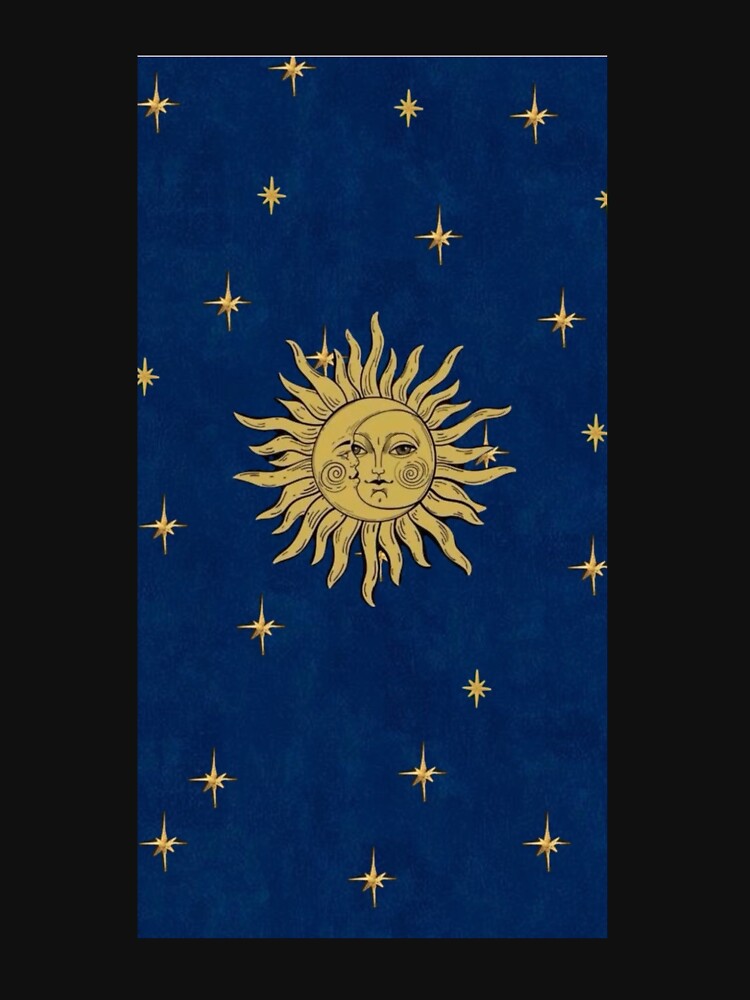 90s celestial sun and moon by BrontesWhimsyStore