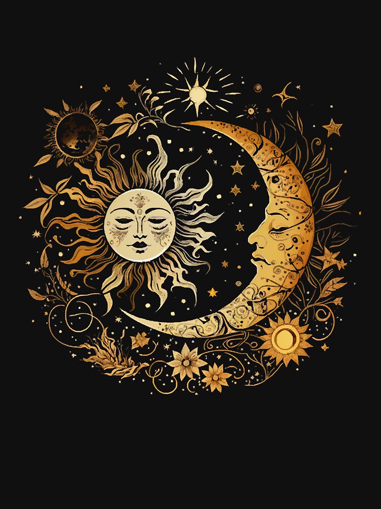 Sun and Moon Celestial by handalgarland