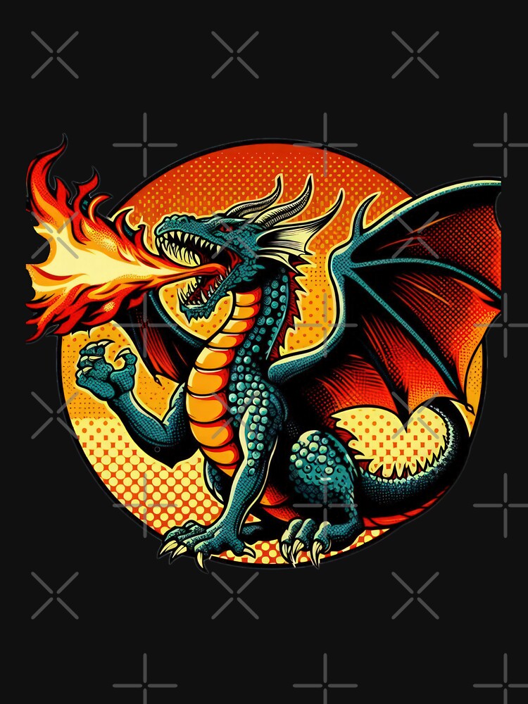 vintage The Fire-Breathing Dragon by Expressions-Sel