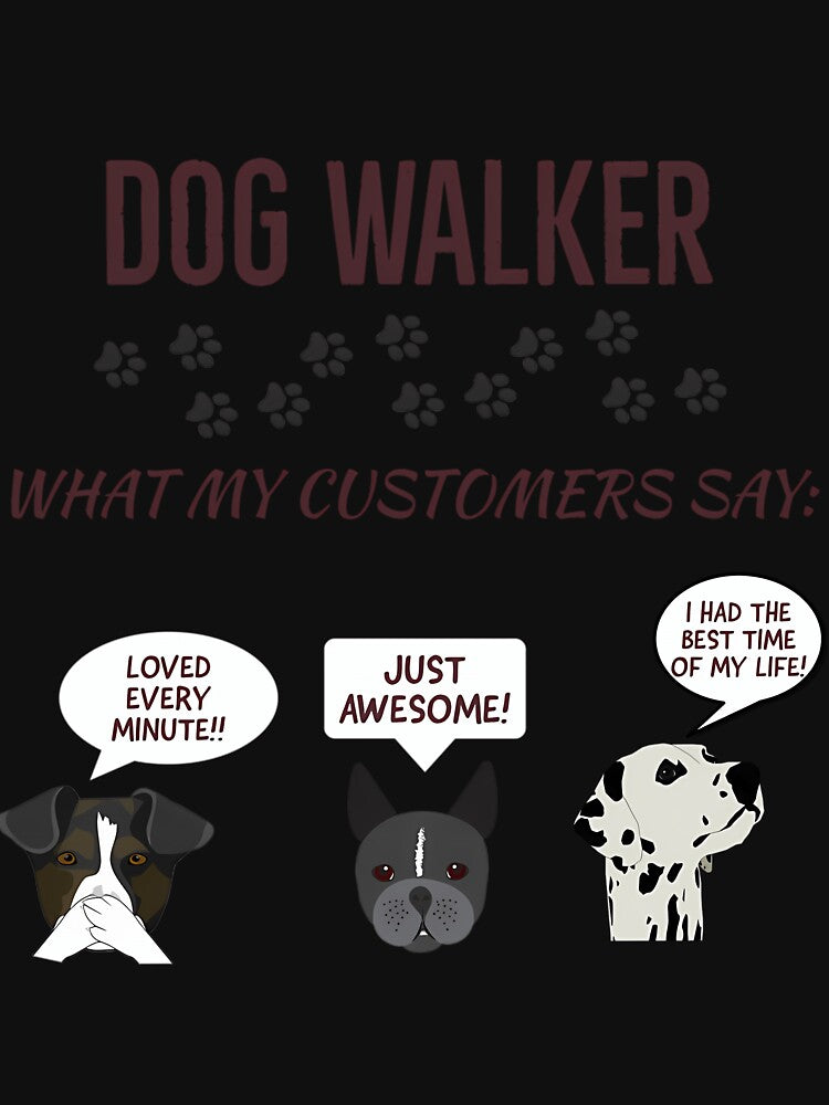 Dog Walker Funny Gift by uqibcmii19