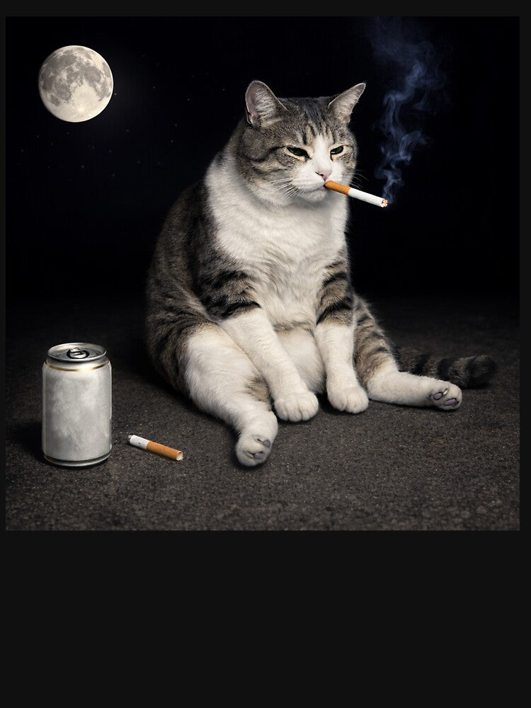 Funny Smoking Cat Meme by Kladhadredo