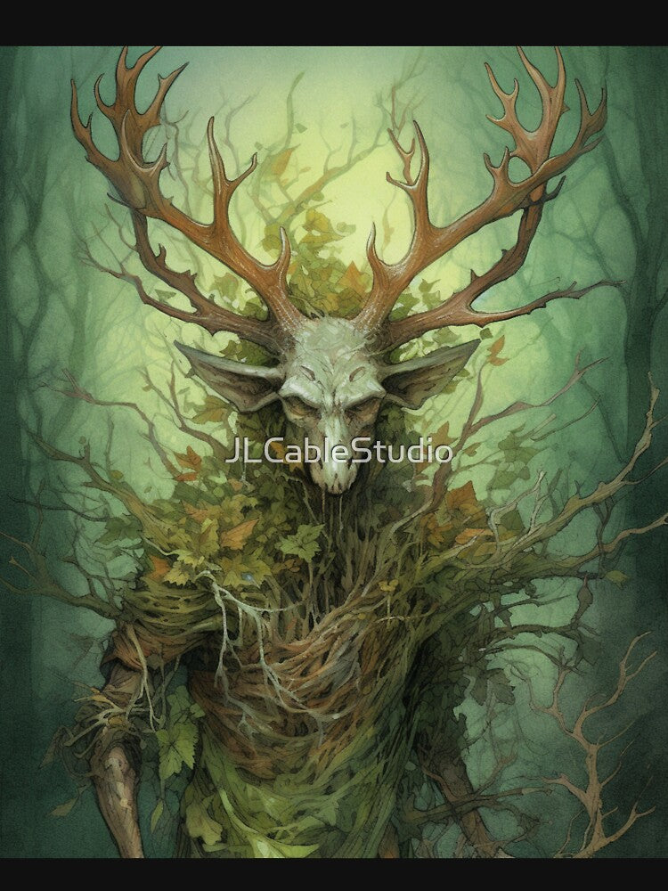Leshy: Guardian Spirit of the Slavic Forests by JLCableStudio