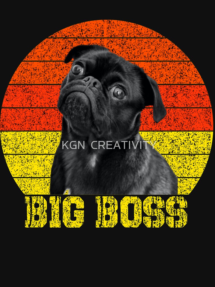 Funny dog on retro sunset tshirt by KGN  CREATIVITY