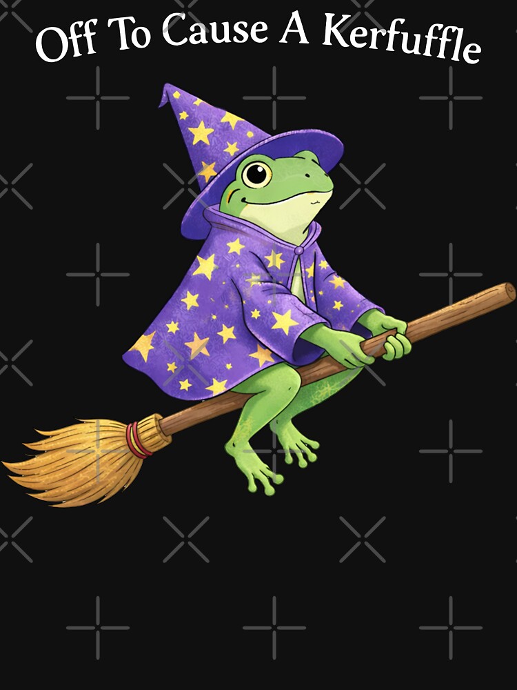 Off To Cause A Kerfuffle Groundhog Funny Frog by will freed18