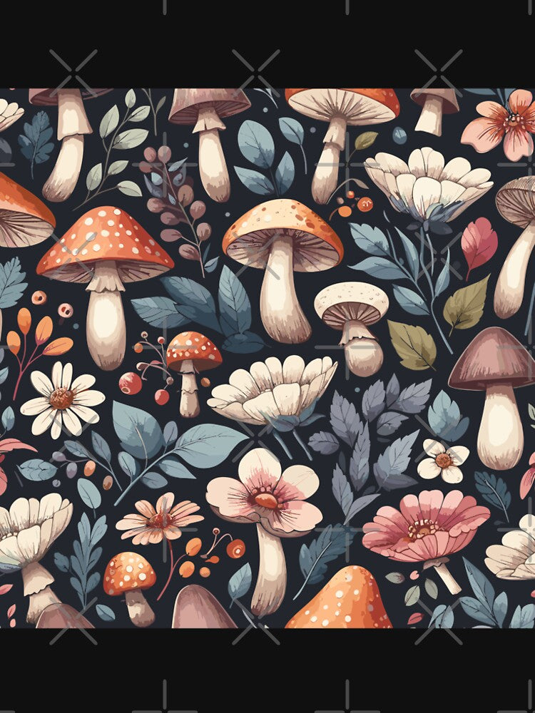 Mushroom Pattern by GraphicsClub