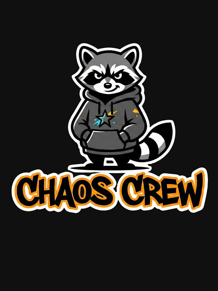 Chaos Crew Funny Raccoon Shirt | Absurd Cute Humor by MotivaChic