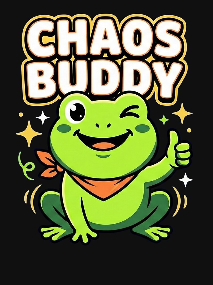 Chaos Buddy Funny Frog Shirt | Cute Absurd Humor by MotivaChic