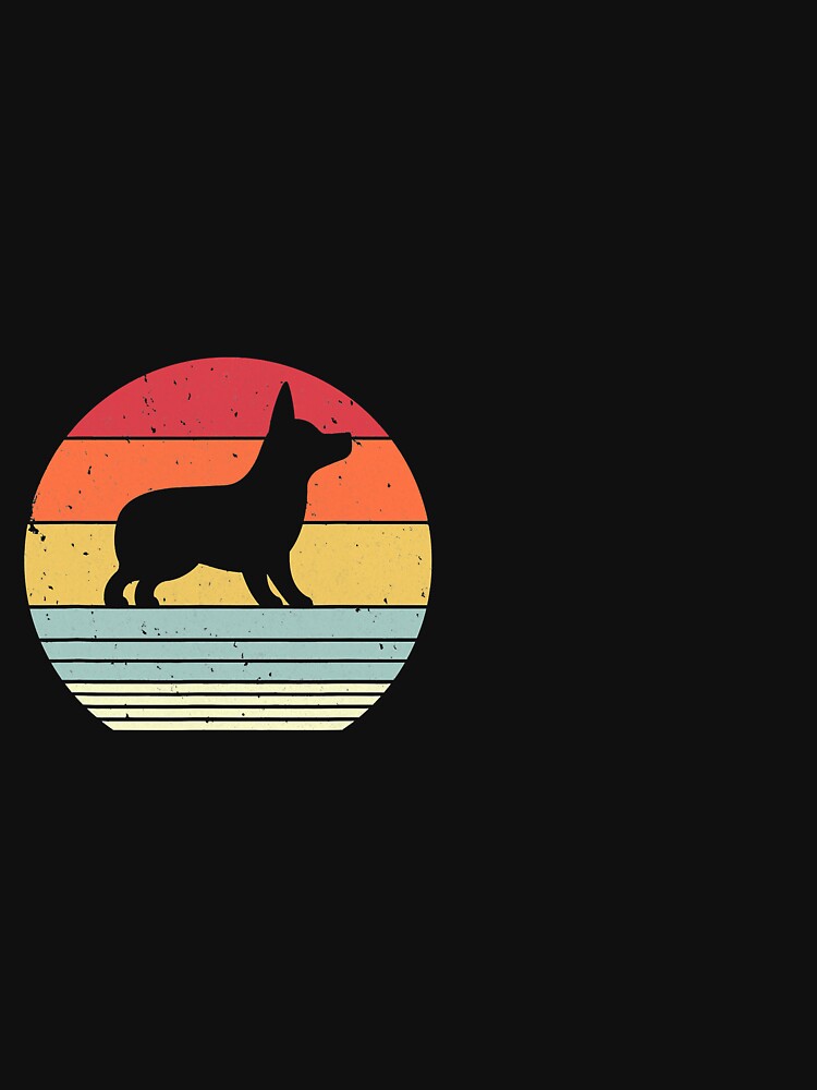 Corgi. Retro Style by CharlotteHicks