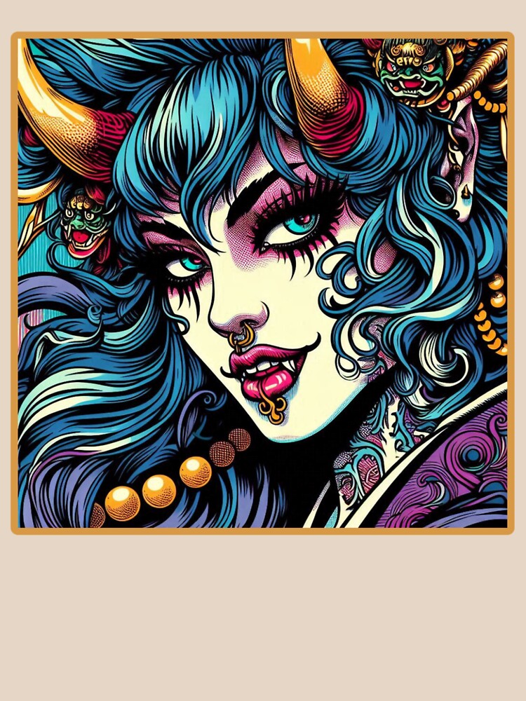 Oni Demon by SpicyGingerTees