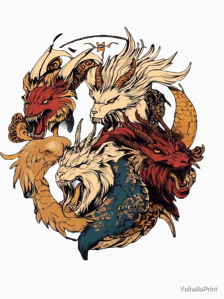 Elemental Guardians Mystic Beasts by ValhallaPrint