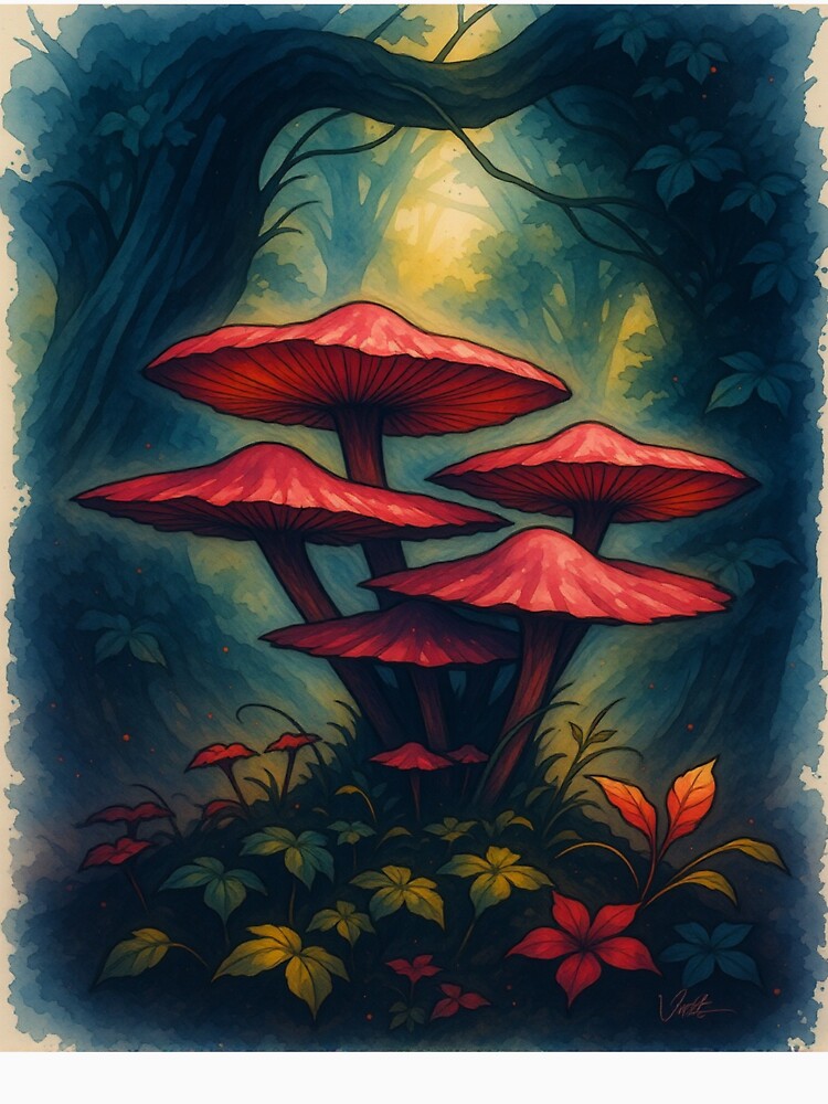 Woodland Mushroom Wonders by The Rogue Mark