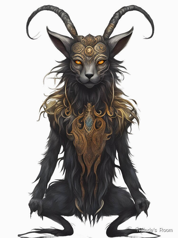 Celtic Pooka (Humanoid Goat Cat Form) by Náiade's  Room