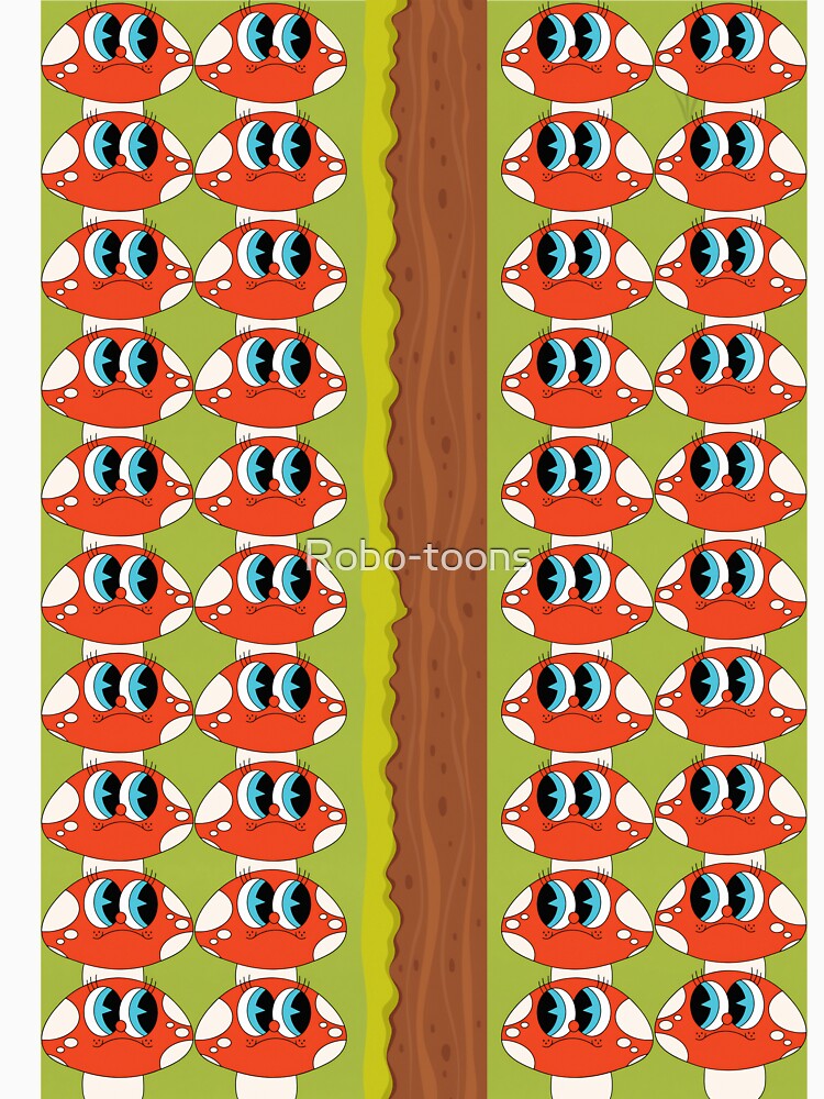 vegan people life mushroom pattern : new design by Robo-toons