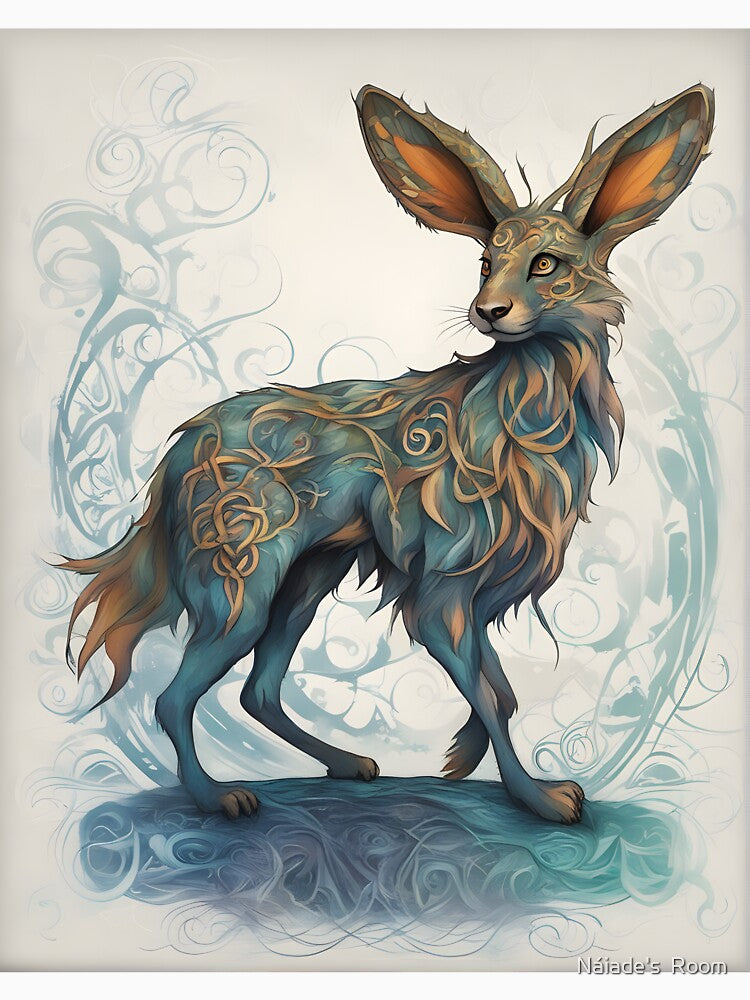 Celtic Pooka (Rabbit hare form) by Náiade's  Room