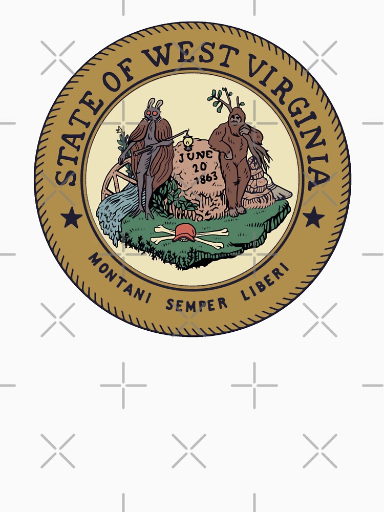 Cryptid State Seal of West Virginia by Egertron