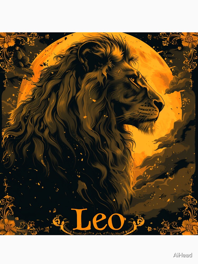 Vintage Style Leo Zodiac Sign by AiHead