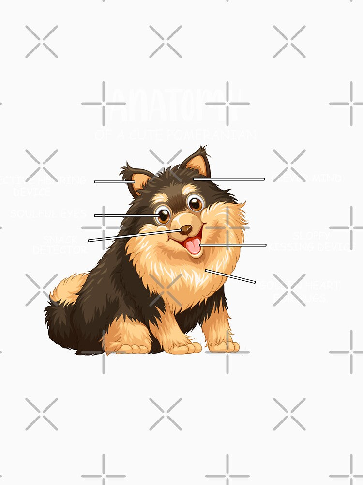 Anatomy of a cute pomeranian by reeda5