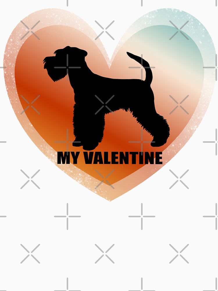 My Valentine Schnauzer Retro Style Pastel by hemp3x