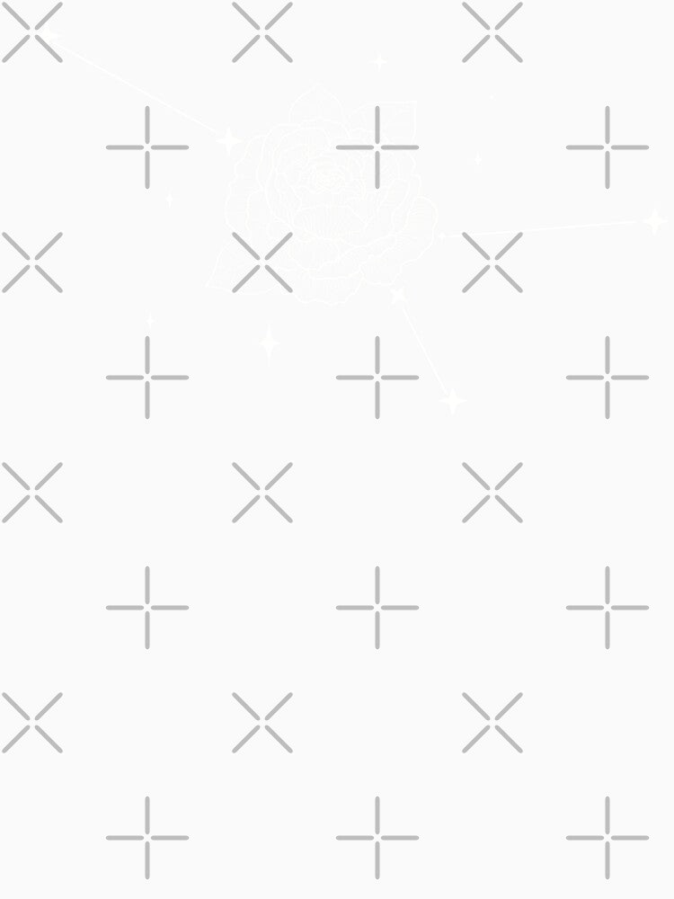 Cancer constellation and birth flower by VickyReiStudio