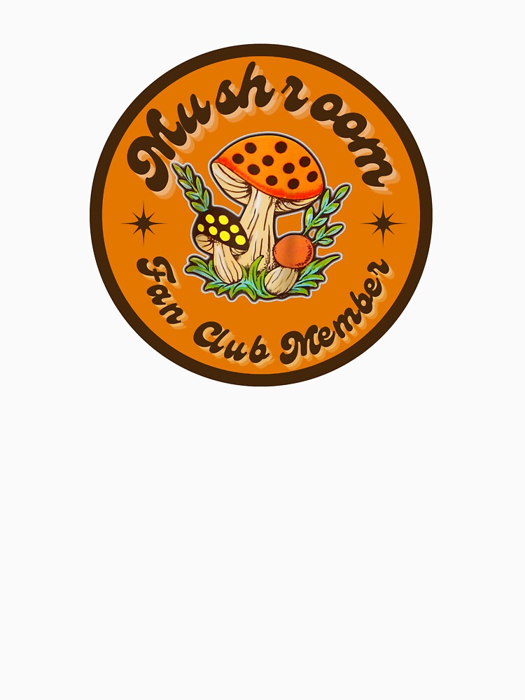 Mushroom Fan Club (circle) by RachelFortney