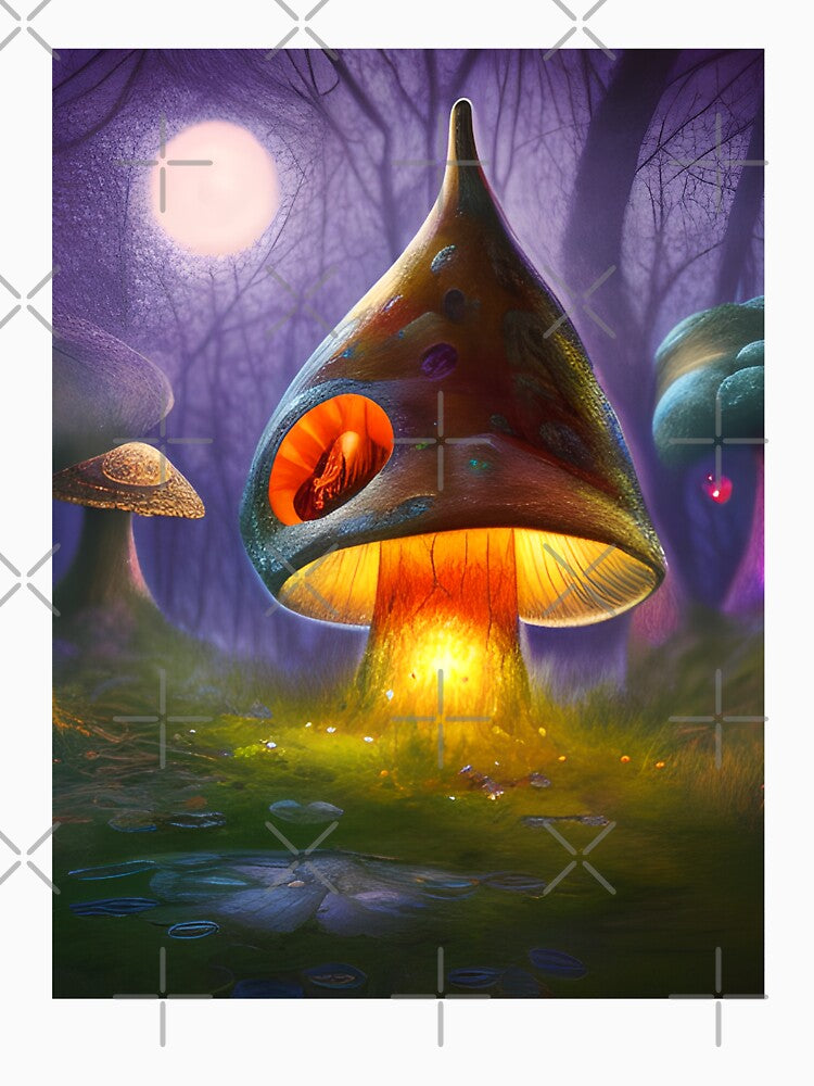 Moonlit Mushroom by GoodaBeing