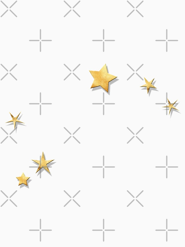 Aries Golden Stars Constellation by Lelibeth