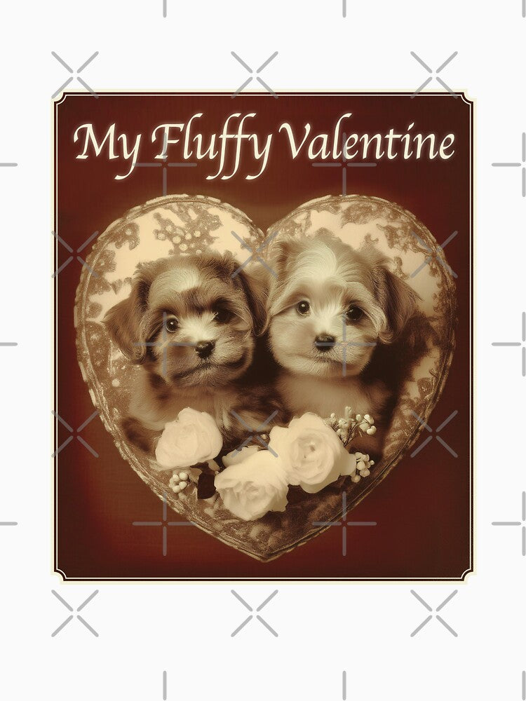 "My Fluffy Valentine" Morkie Couple by Grace-n-Gussy