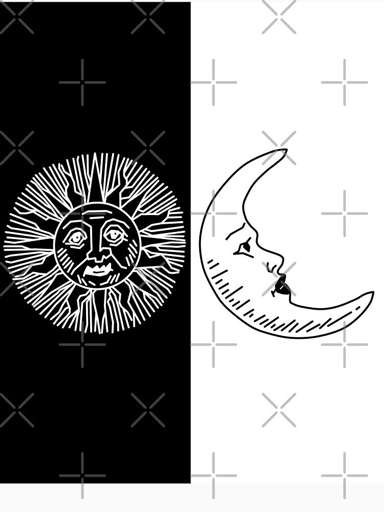 Vintage Sun and Moon by avejane