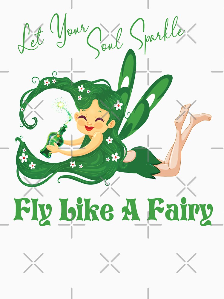 Green Fairy, Let Your Soul Sparkle, Fly Like A Fairy by Jecolds