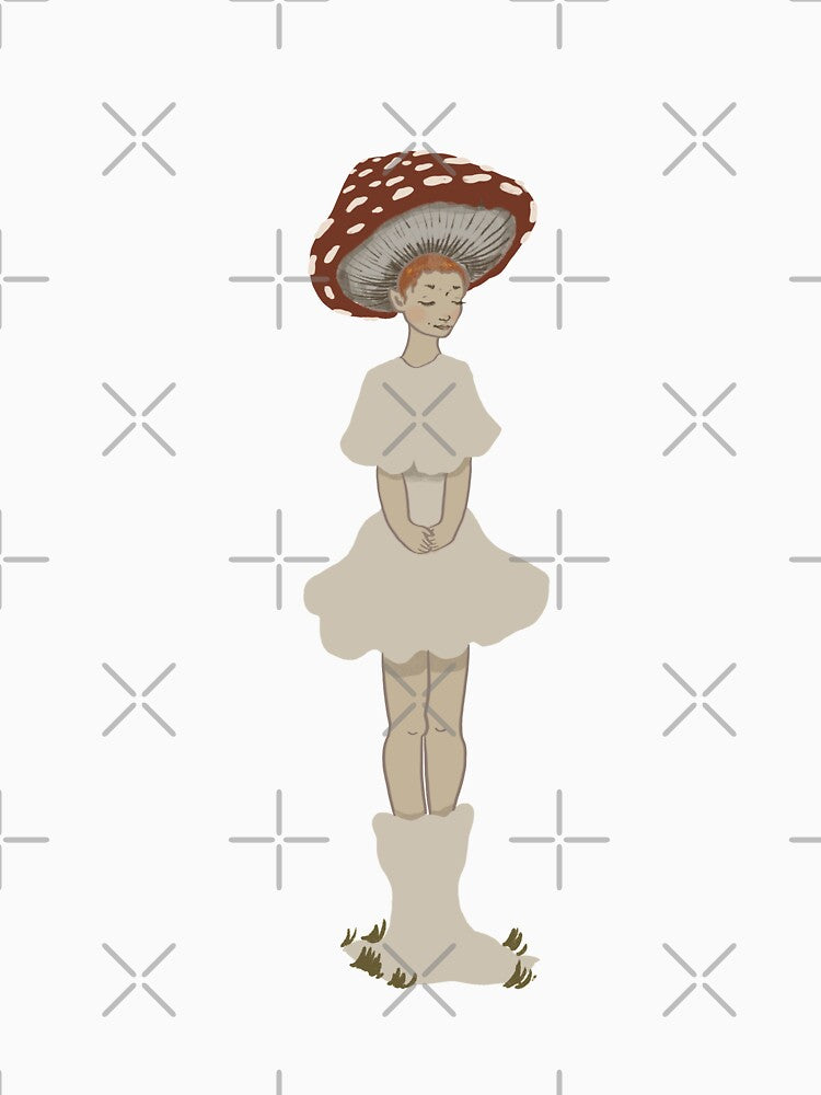Mushroom person by moonbearvisions